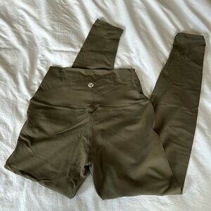Green Lululemon Leggings